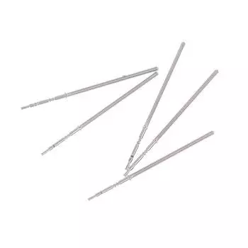 5 шт. комплект из 5 шт. часового механизма со стальным заводным штоком, запасные части для часового механизма PE90 серебряный