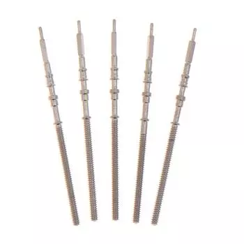 5 шт. комплект из 5 шт. нержавеющей стали для часового механизма, заводная головка для автоматического механического механизма Nh35 Nh36, запасные части для мужских часов серебряный