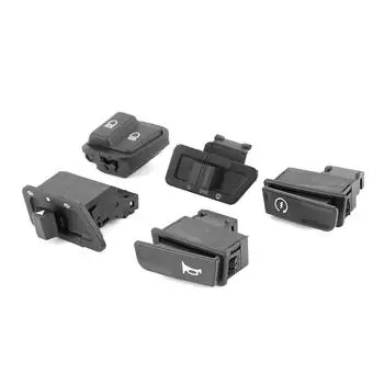 5 шт. комплект кнопок стартера мотоцикла дальнего, ближнего, фар, клаксона, поворотников, подходит для GY6 125CC