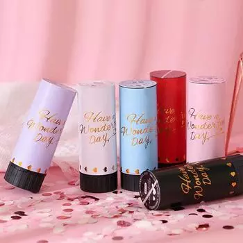 5 шт. конфетти пушки праздничный фейерверк пушка конфетти хлопушка ручная выпускной рождественский день рождения свадьба принадлежности для вечеринки