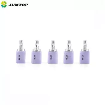 5 шт./кор. дисиликат лития C14, стеклокерамические блоки LT/HT, материал зубной коронки для CAD CAM фрезерной системы Sirona Cerec LT-A1 фиолетовый