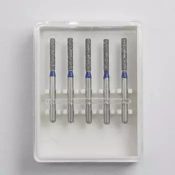 5 шт./кор., комплект стоматологических алмазных боров, 1,6 мм, роторные боры средней зернистости FG для высокоскоростной полировки наконечников, жесткость, острота и износ BR-40