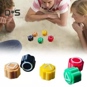 5 шт. корейская традиционная игра по ловле камней, тренировка координации рук и глаз для детей, взрослых, семейных вечеринок, геометрические игрушки для ловли камней и гальки A