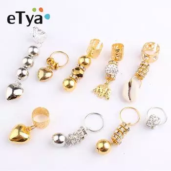 5 шт., коса для волос, дреды, кольцо для волос из бисера, манжеты, трубка для страха, подвески, инструменты для укладки кос, африканские косы, аксессуары