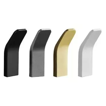 5 шт. Космический алюминиевый настенный крючок, металлическая вешалка для хранения, крючок для одежды, принадлежности для дома, ванной комнаты, спальни, кухни, органайзера белый