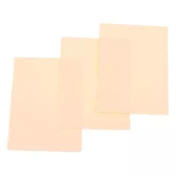 5 шт. кожа для практики татуировки силиконовая искусственная кожа двухсторонняя для обучения перманентному макияжу принадлежности для татуировок one size