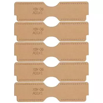 5 шт. Кожаный акриловый шаблон DIY ручная работа поделка зажигалка обертка шаблон трафарет инструменты