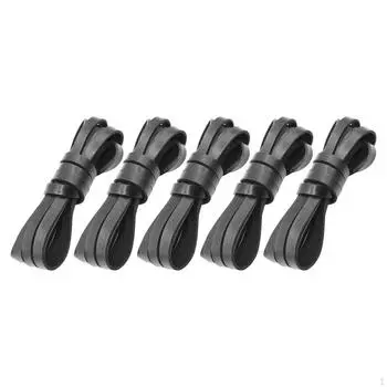 5 шт. кожаный шнур плоская полоска 1 м плетение веревка для ручного изготовления ожерелье браслет кофейный