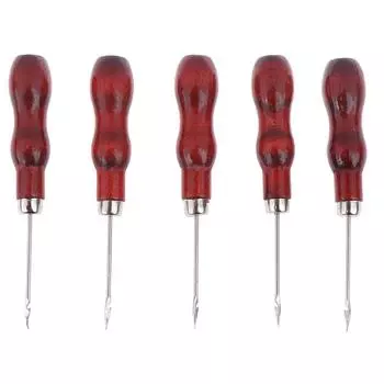Шило набор 5шт красный