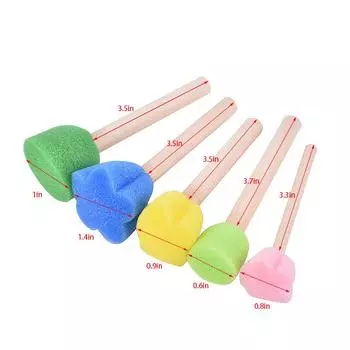 5 шт. креативная губчатая кисть для детского творчества инструменты для рисования грибная кисть