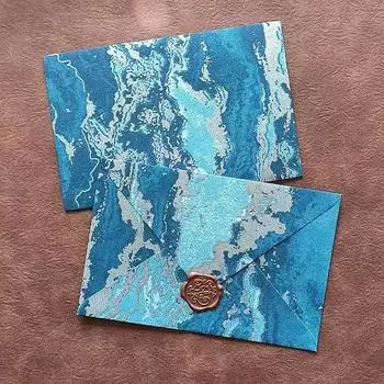 5 шт. креативных бумажных конвертов для писем, конвертов для денег Kawaii, свадебных пригласительных открыток, обложки для корейских канцелярских товаров