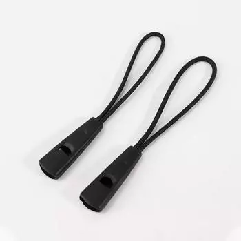 5 шт. креативный свисток-молния, съемники, черный, полезный съемник, куртка, сумка для скалолазания, аксессуары для молнии, портативный свисток для улицы чёрный