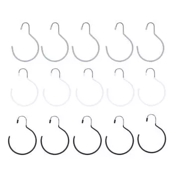 5 шт. Крючок многоцелевой спа салон красоты гардеробный крючок для подвешивания халата шарфа пояса Black