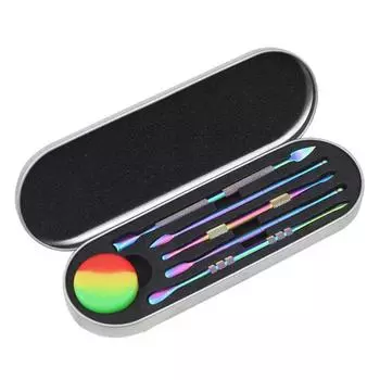 5 шт., круглая скошенная головка для ногтей, нержавеющая сталь, толкатель кутикулы, шлифовальный планшет для ногтей, маникюрные палочки, инструмент для салонного нейл-арта