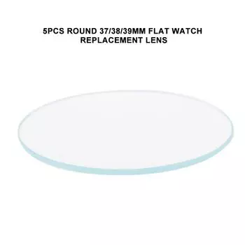 5 шт., круглые 37/38/39 мм, плоские часы, хрустальные линзы, стеклянные запасные части, инструмент 39MM