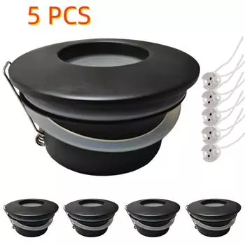 5 шт. круглых сменных патронов для ламп со встроенным патроном MR16, светильники, белая/черная светодиодная рамка для потолочного светильника