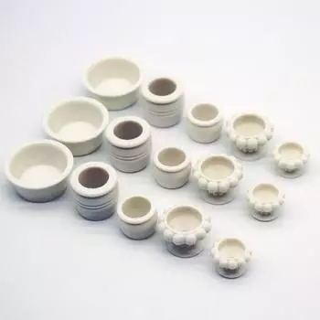 5 шт. кукольный домик мини цветочный горшок модель для украшения кукольного дома миниатюрные аксессуары имитация мебели цветочный горшок украшение A1