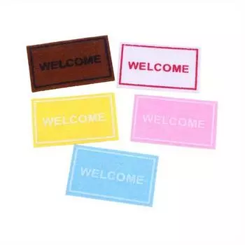 5 шт. кукольный домик мини нетканый ковер ткань аксессуары для жизни куклы миниатюрный коврик для моделирования кукла украшение дома 5pcs