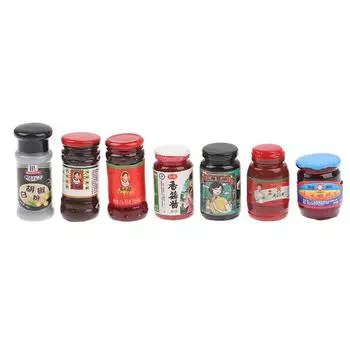 5 шт. кукольный домик миниатюрная модель приправы мини-кухонные аксессуары для украшения