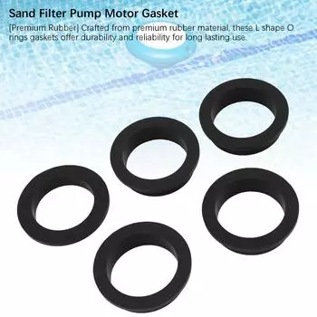 5 шт. L-образных уплотнительных колец 11228 11412 прокладки двигателя насоса для песчаного фильтра бассейна для 26323CA 26323EH 26331