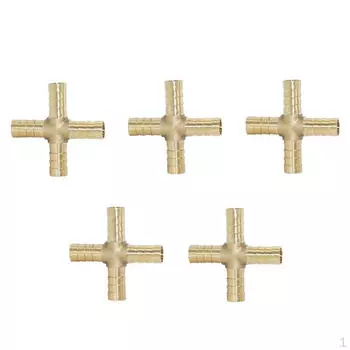 5 шт. латунная колючая трубка, соединительная муфта для шланга 6mm