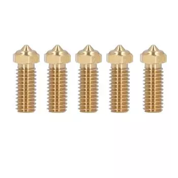 5 шт. латунная насадка для 3D-принтера 0,4 мм, насадка для экструдера для QIDI X Max3 Smart3 Plus3