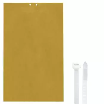 5 шт. липкая ловушка для плодовых мух и грибков, желтая липкая ловушка для комнатных растений, большая площадь для подвешивания, липкие клеевые доски, пластина для ловли мух и вредителей с обвязочной проволокой One Size жёлтый