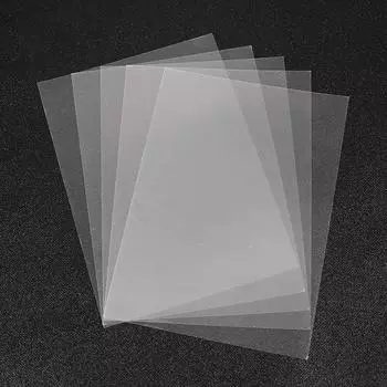 5 шт. листов термоусадочного пластика, забавная термоусадочная пленка, полупрозрачные листы, бумага для термоусадочной пленки для DIY, 14,5X20 см