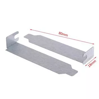 5 шт./лот, 8 см, серебряная крышка слота PCI, чехол для компьютера, пылевой фильтр, заглушка One Size
