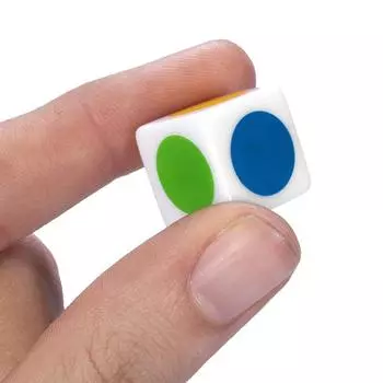 5 шт./лот, акриловая детская настольная игра, 6-сторонняя образовательная игрушка белого цвета для семейной вечеринки