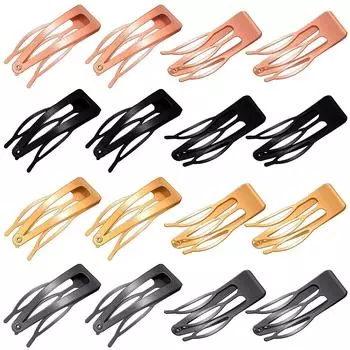 5 шт./лот черные металлические шпильки для волос, органайзер для волос, заколки-клик, заколки для волос, головные уборы для женщин, модные инструменты для укладки