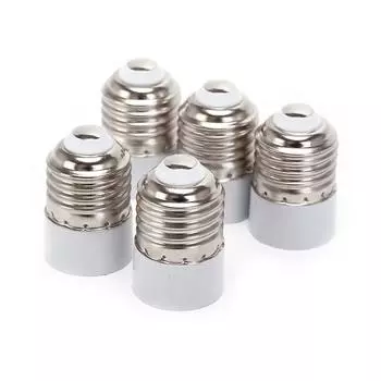 5 шт./лот E27 к E14 патрон лампы конвертер цоколь лампочки тип адаптера