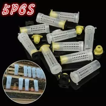 5 шт./лот пчеловодческий комплект для выращивания маток клетки для волосяных роллеров приспособления пчеловодное оборудование