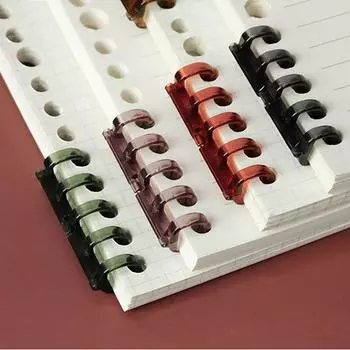 5 шт./лот, переплетная папка в стиле ретро, цветная, переплетная тетрадь, кольцо для переплета для дневника, 5 держателей, тип книжных колец, переплетная папка для бумаги