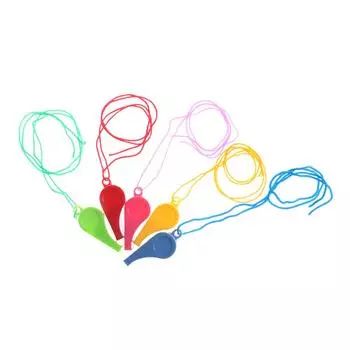 5 шт./лот, пластиковый свисток, детский праздничный мешок, наполнитель, уличные игрушки