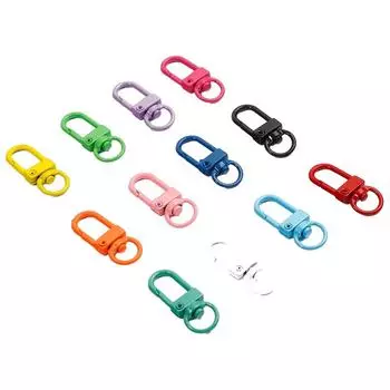 5 шт./лот, разноцветный брелок с распылителем, застежка-лобстер, ювелирные аксессуары для DIY шейный браслет, ювелирный аксессуар ручной работы 33x12mm 5pcs бронзовый