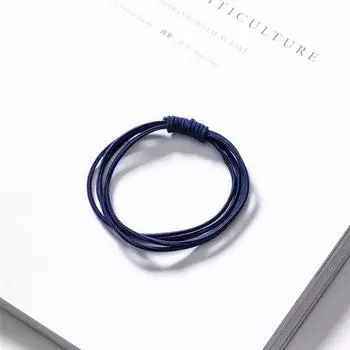 5 шт./лот Резинки для волос Женские Девушки Простые Базовые Эластичные Резинки для волос Головные уборы Однотонная Повязка на голову Модные Аксессуары для волос Size fits all