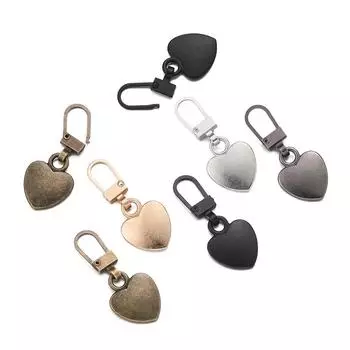 5 шт./лот съемный бегунок молнии универсальный сменный металлический головка молнии ремонтные комплекты для сумок для рукоделия