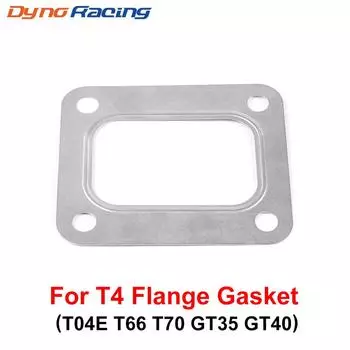 5 шт./лот T4 прокладка фланца турбонаддува 4 болта 304 T04E T66 T70 GT35 GT40 выхлоп на входе на выходе