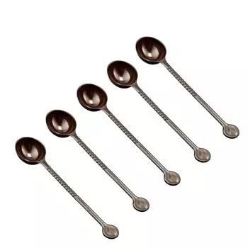 5 шт. ложки, мерные ложки для фруктового порошка/кофе, ложка для эспрессо, пластик 200 мм