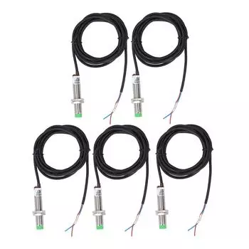 5 шт. M12 Индуктивный бесконтактный переключатель 2 провода нормально закрытый 150 Гц частота бесконтактный датчик DC1036V