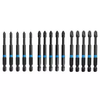 5 шт. Магнитные биты для отвертки PZ1 PZ2 PZ3 Драйвер 75 мм Головка с шестигранным хвостовиком 1/4 дюйма Сверла для отвертки Pozidriv Ручной инструмент