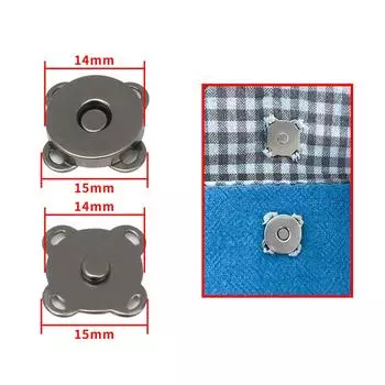 5 шт. Магнитные застежки-кнопки для сумочек, кошельков, застежек, кнопок, мини-пряжек для адсорбции, деталей сумок для рукоделия