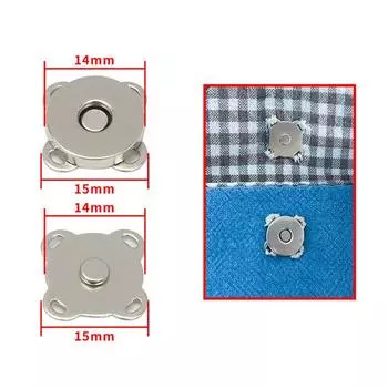 5 шт. Магнитные застежки-кнопки для сумочек, кошельков, застежек, кнопок, мини-пряжек для адсорбции, деталей сумок для рукоделия
