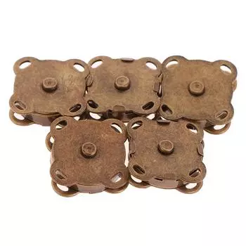 5 шт. Магнитные застежки-кнопки для сумочек, кошельков, застежек, кнопок, мини-пряжек для адсорбции, деталей сумок для рукоделия