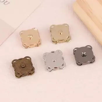 5 шт. Магнитные застежки-кнопки для сумочек, кошельков, застежек, кнопок, мини-пряжек для адсорбции, деталей сумок для рукоделия black