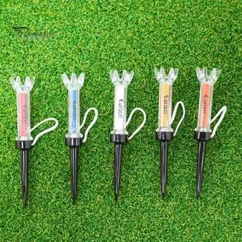 5 шт. магнитных пластиковых тренировочных мячей для гольфа, магнитные тренировочные мячи для гольфа, гибкий держатель для мячей для гольфа со шнуром, аксессуары для гольфа на открытом воздухе M