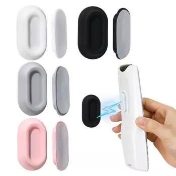 5 шт. Магнитный держатель для пульта дистанционного управления, настенное крепление, свободное отверстие, простая установка, самоклеящийся держатель для хранения пульта дистанционного управления для телевизора