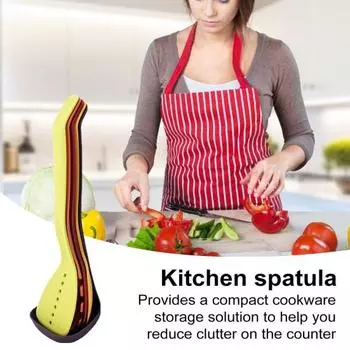 5 шт., магнитный компактный набор посуды для кухни, многофункциональный держатель для суповой ложки, можно мыть в посудомоечной машине, использовать в домашнем ресторане