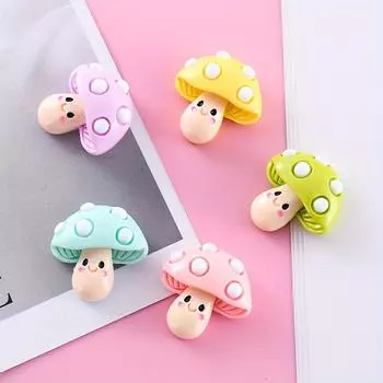 5 шт. магнитов на холодильник в виде гриба из смолы, милые магниты на холодильник, для холодильников, шкафов и посудомоечных машин